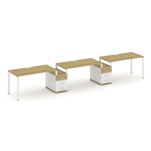 Бенч-система на 3 места с 2 опорными тумбами Concept CN.ORS-327 фото 11 Бенч-система на 3 места с 2 опорными тумбами Concept CN.ORS-327 фото 11