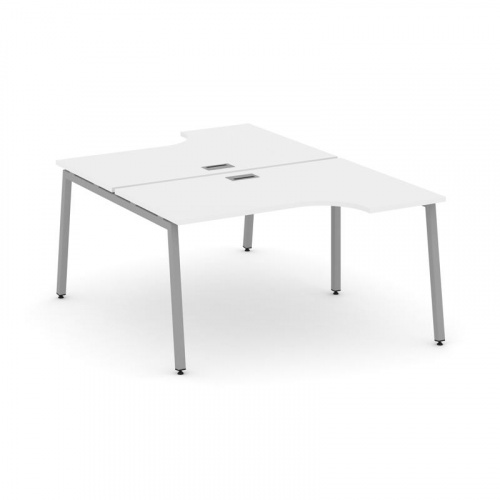 Style Project Рабочая станция эргоном. SN-4A.DRPA-011 Дуб Табак/Металл Белый 1380*1432/1992*750 фото 14