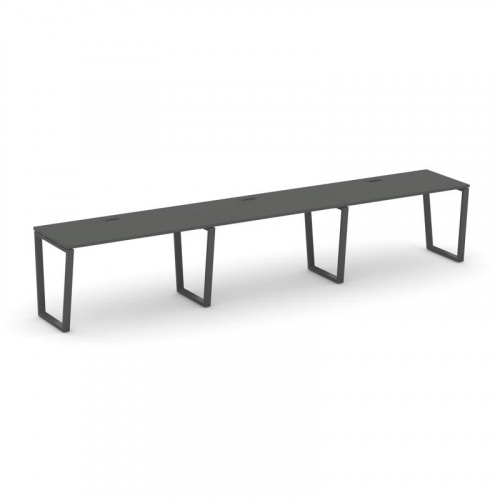 Style Project Рабочая станция 1 сторон. SN-6T2.ORS-033 Акация Лорка/Металл Антрацит/Заглушка Пластик фото 27