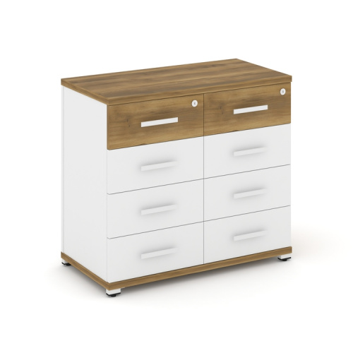 Тумба приставная c 8 ящиками Concept CN.TSP-013 W Тумба приставная c 8 ящиками Concept CN.TSP-013 W