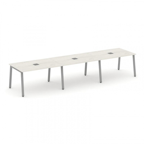 Style Project Стол переговорный SN-6A.SPRG-022 Белый/Металл Белый 3540*980*750