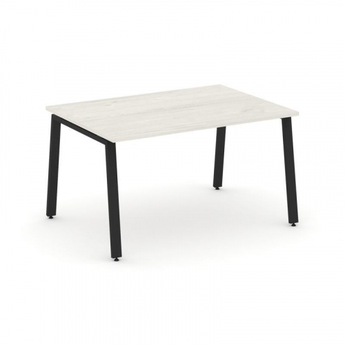 Style Project Стол переговорный SN-6A.SPRG-004.3 Дуб Наварра/Металл Белый 1580*980*750 фото 14