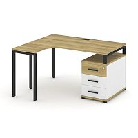 Стол эргономичный с опорной тумбой Concept CN.SA-301(L)