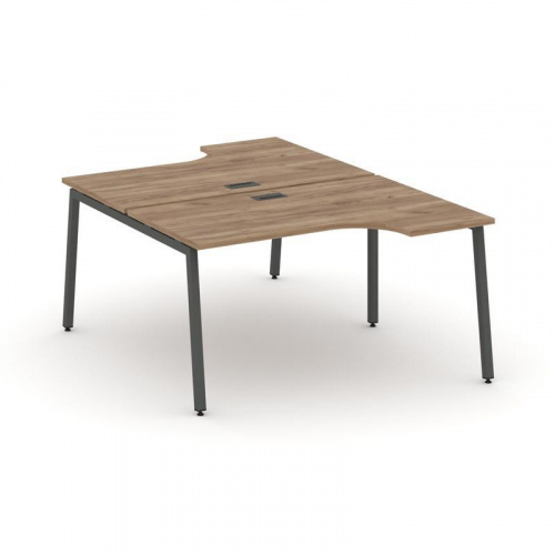 Style Project Рабочая станция эргоном. SN-4A.DRPA-011 Дуб Табак/Металл Белый 1380*1432/1992*750 фото 24