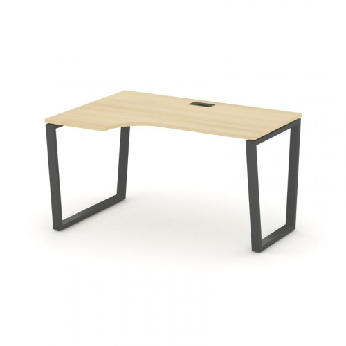 Style Project Стол рабочий эргоном. SN-6T2.SPA-002(L) Акация Лорка/Металл Антрацит/Заглушка Пластик фото 28