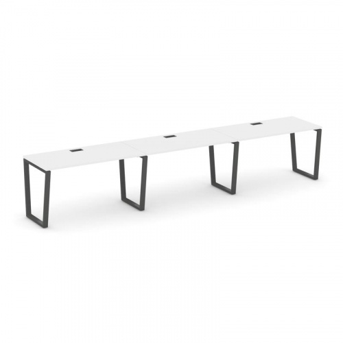 Style Project Рабочая станция 1 сторон. SN-6T2.ORS-033 Акация Лорка/Металл Антрацит/Заглушка Пластик фото 26