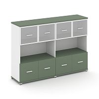 Шкаф офисный Concept CN.STS-325 RMW