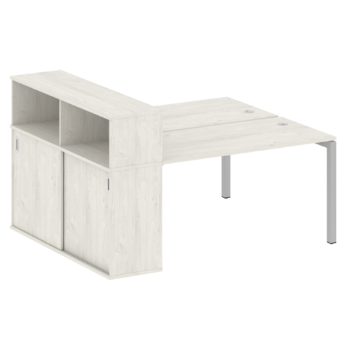 Бенч-система с шкафом-купе на П-обр. м/к Metal System Quattro 50БП.РС-СШК-2.3 фото 8 Бенч-система с шкафом-купе на П-обр. м/к Metal System Quattro 50БП.РС-СШК-2.3 фото 8