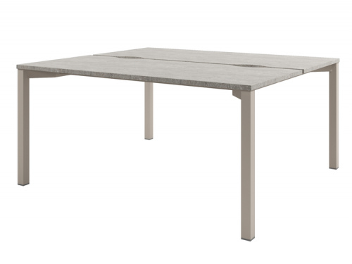 Стол тандем на металлокаркасе D-42 фото 4 Стол тандем на металлокаркасе D-42 фото 4