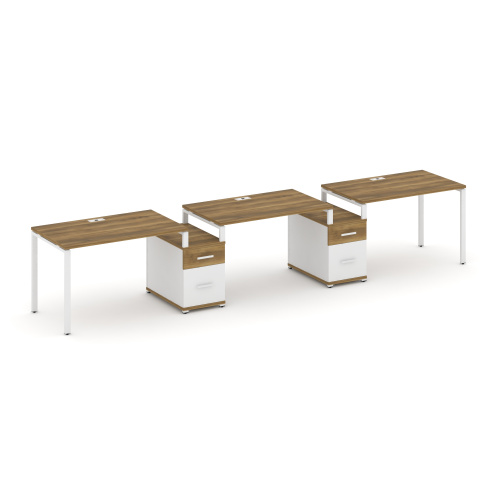 Бенч-система на 3 места с 2 опорными тумбами Concept CN.ORS-330 фото 8 Бенч-система на 3 места с 2 опорными тумбами Concept CN.ORS-330 фото 8