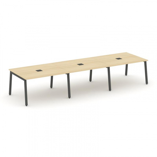 Style Project Стол переговорный SN-5A.SPRG-052 Дуб Табак/Металл Антрацит 3540*1180*750 фото 26