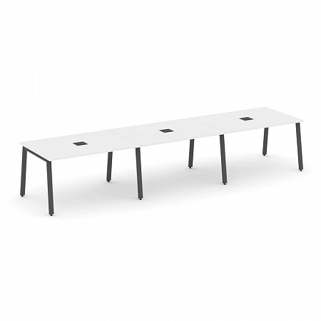 Style Project Стол переговорный SN-6A.SPRG-021 Белый/Металл Антрацит 2940*980*750