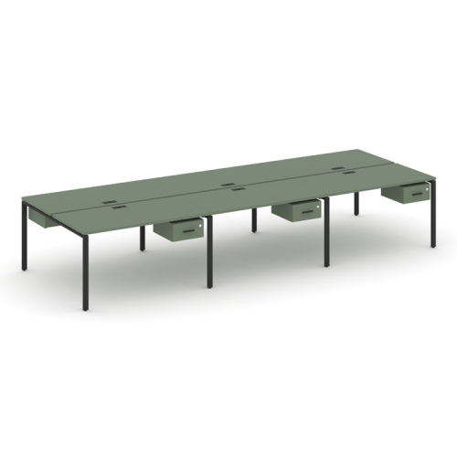 Бенч-система на 6 мест с подвесными тумбами Concept CN.DRS-152 Бенч-система на 6 мест с подвесными тумбами Concept CN.DRS-152