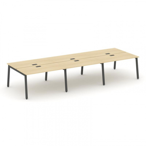 Style Project Рабочая станция 2-х сторон. SN-5A.DRS-063 Дуб Табак/Металл Антрацит 4140*1232*750 фото 24