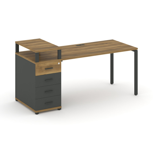 Стол офисный с опорной тумбой Concept CN.SP-410