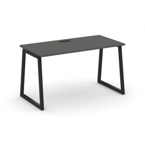 Style Project Стол письменный SN-4T1.SP-022 Акация Лорка/Металл Антрацит/Заглушка Пластик Черный 118 фото 6