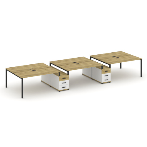 Бенч-система на 6 мест с 2 опорными тумбами Concept CN.DRS-336 фото 6