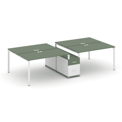 Бенч-система на 4 места с опорной тумбой Concept CN.DRS-315 фото 5