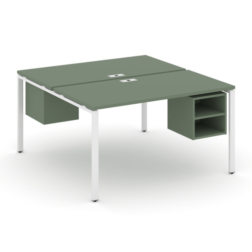 Бенч-система на 2 места с подвесными тумбами Concept CN.DRS-107 Бенч-система на 2 места с подвесными тумбами Concept CN.DRS-107