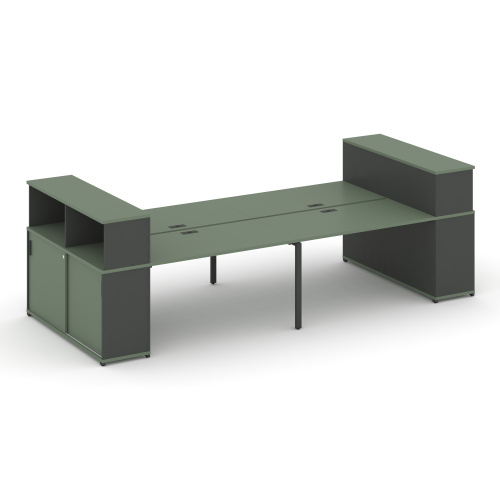 Бенч-система с опорными шкафами-купе Concept CN.DRS-283 фото 2