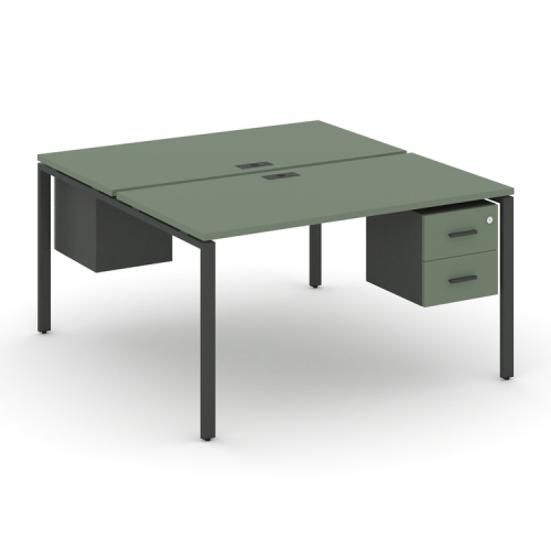 Бенч-система на 2 места с подвесными тумбами Concept CN.DRS-114 фото 2 Бенч-система на 2 места с подвесными тумбами Concept CN.DRS-114 фото 2