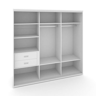 Корпус 3-х секционного шкафа низкого L=1619мм Maris SH.K3-1.2 K6