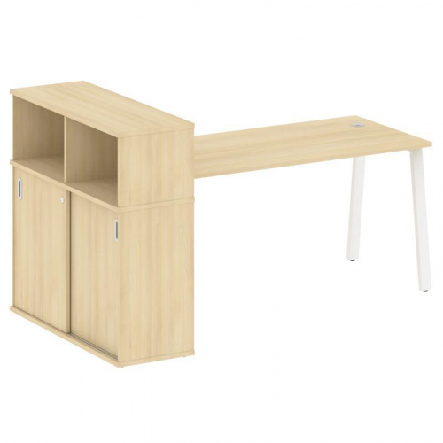 Стол письменный с шкафом-купе на А-обр. м/к Metal System БА.РС-СШК-3.4 фото 2 Стол письменный с шкафом-купе на А-обр. м/к Metal System БА.РС-СШК-3.4 фото 2