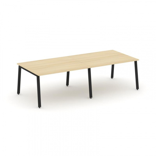 Style Project Стол переговорный SN-6A.SPRG-044.3 Дуб Наварра/Металл Белый 3160*1180*750 фото 6