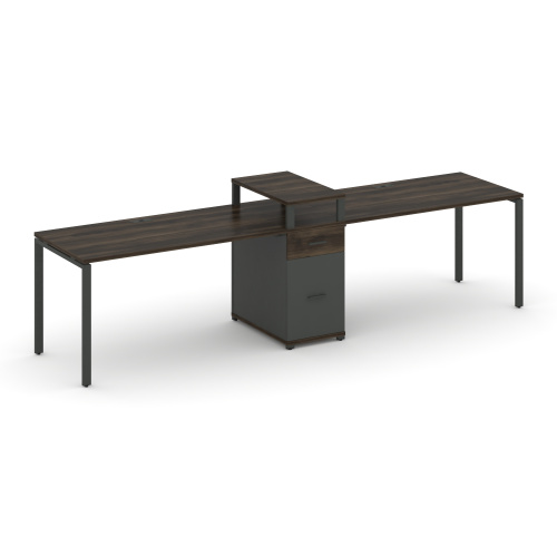 Бенч-система на 2 места с 1 опорной тумбой Concept CN.ORS-422 фото 3 Бенч-система на 2 места с 1 опорной тумбой Concept CN.ORS-422 фото 3