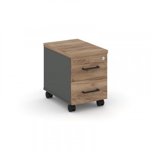 Style Project Тумба мобильная з/с ЛХДФ SN.TM-003 Акация Лорка/Черный Ручки 320*460*437 фото 10 Style Project Тумба мобильная з/с ЛХДФ SN.TM-003 Акация Лорка/Черный Ручки 320*460*437 фото 10