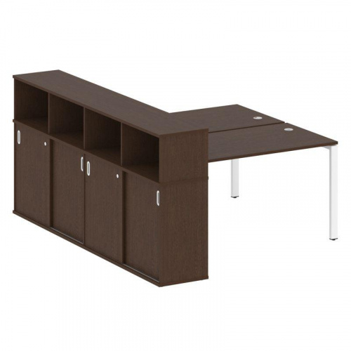 Бенч-система с шкафом-купе на П-обр. м/к Metal System БП.РС-СШК-4.3 фото 5