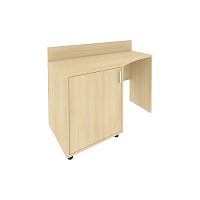 Стол (узкий) с тумбой и бортиком С-СТУ-120 (L)