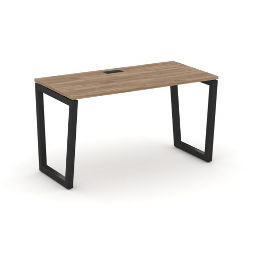 Style Project Стол письменный SN-5T2.SP-024 Акация Лорка/Металл Антрацит/Заглушка Пластик Черный 158 фото 9