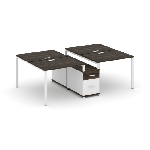 Бенч-система на 4 места с опорной тумбой Concept CN.DRS-313 фото 10 Бенч-система на 4 места с опорной тумбой Concept CN.DRS-313 фото 10