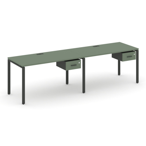 Бенч-система на 2 места с подвесными тумбами Concept CN.ORS-112 фото 2