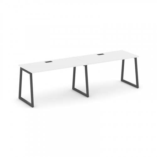 Style Project Рабочая станция 1 сторон. SN-4T1.ORS-012 Акация Лорка/Металл Антрацит/Заглушка Пластик фото 13