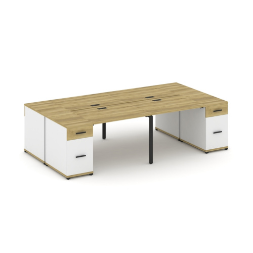 Бенч-система на 4 места с 2 опорными тумбами Concept CN.DRS-429 фото 6