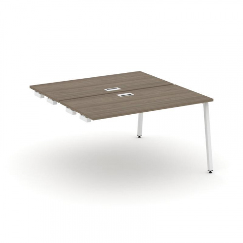 Style Project Стол-приставка к опор. элем. SN-4A.DPRS-013 Дуб Наварра/Металл Антрацит 1380*1432*750 фото 16