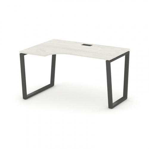 Style Project Стол рабочий эргоном. SN-6T2.SPA-002(L) Акация Лорка/Металл Антрацит/Заглушка Пластик фото 24