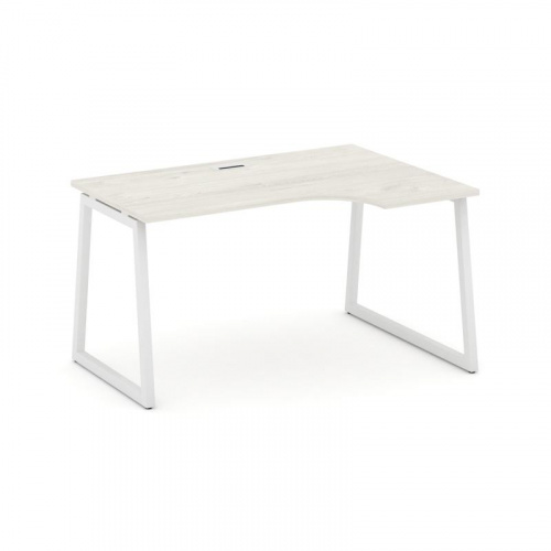 Style Project Стол рабочий эргоном. SN-4T1.SPA-012(R) Акация Лорка/Металл Антрацит/Заглушка Пластик фото 18