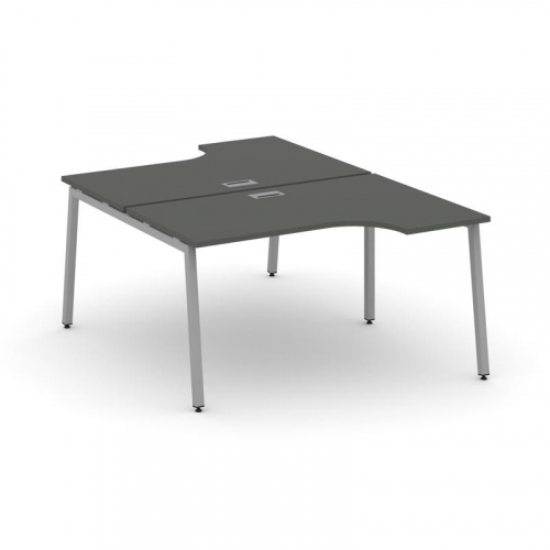 Style Project Рабочая станция эргоном. SN-4A.DRPA-011 Дуб Табак/Металл Белый 1380*1432/1992*750 фото 6