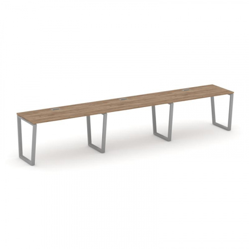 Style Project Рабочая станция 1 сторон. SN-6T2.ORS-033 Акация Лорка/Металл Антрацит/Заглушка Пластик фото 10