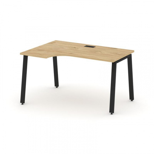 Style Project Стол рабочий эргоном. SN-6A.SPA-012(L) Антрацит/Металл Белый 1580*700/980*750 Style Project Стол рабочий эргоном. SN-6A.SPA-012(L) Антрацит/Металл Белый 1580*700/980*750