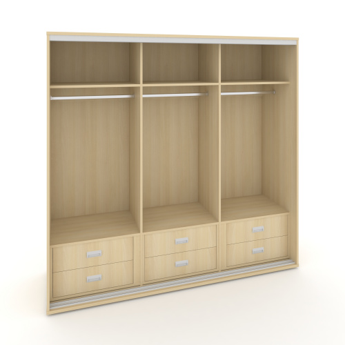 Корпус 3-х секционного шкафа низкого L=1769мм Maris SH.K3-2.2 K4