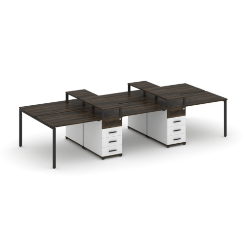 Бенч-система на 6 мест с 2 опорными тумбами Concept CN.DRS-465 фото 9