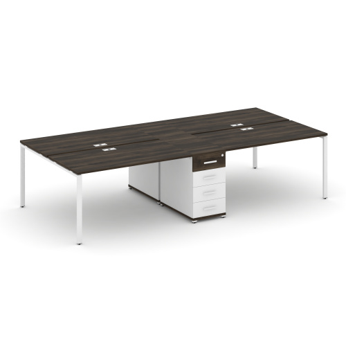 Бенч-система на 4 места с 1 опорной тумбой Concept CN.DRS-419 фото 10