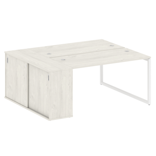 Бенч-система с шкафом-купе на О-обр. м/к Metal System Quattro 40БО.РС-СШК-1.3 фото 4