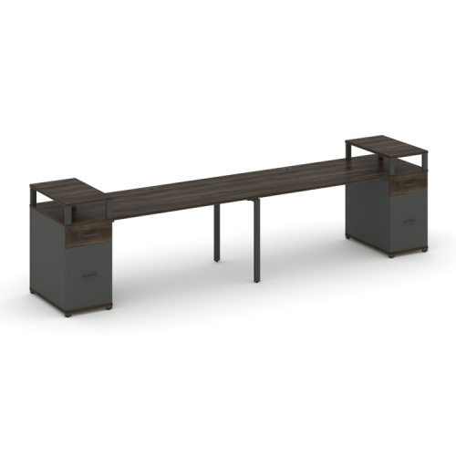 Бенч-система на 2 места с 2 опорными тумбами Concept CN.ORS-431 фото 3 Бенч-система на 2 места с 2 опорными тумбами Concept CN.ORS-431 фото 3