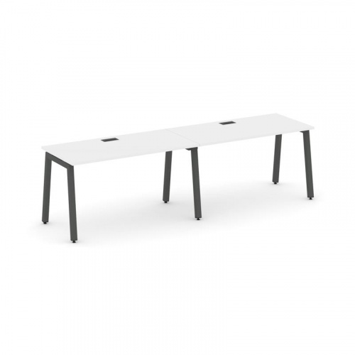 Style Project Рабочая станция 1 сторон. SN-5A.ORS-023 Антрацит/Металл Белый 2760*800*750 фото 19