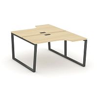 Style Project Рабочая станция эргоном. SN-6T2.DRPA-021 Акация Лорка/Металл Антрацит/Заглушка Пластик